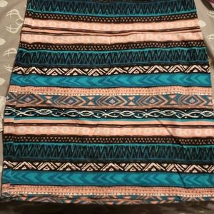 Colorful short skirt